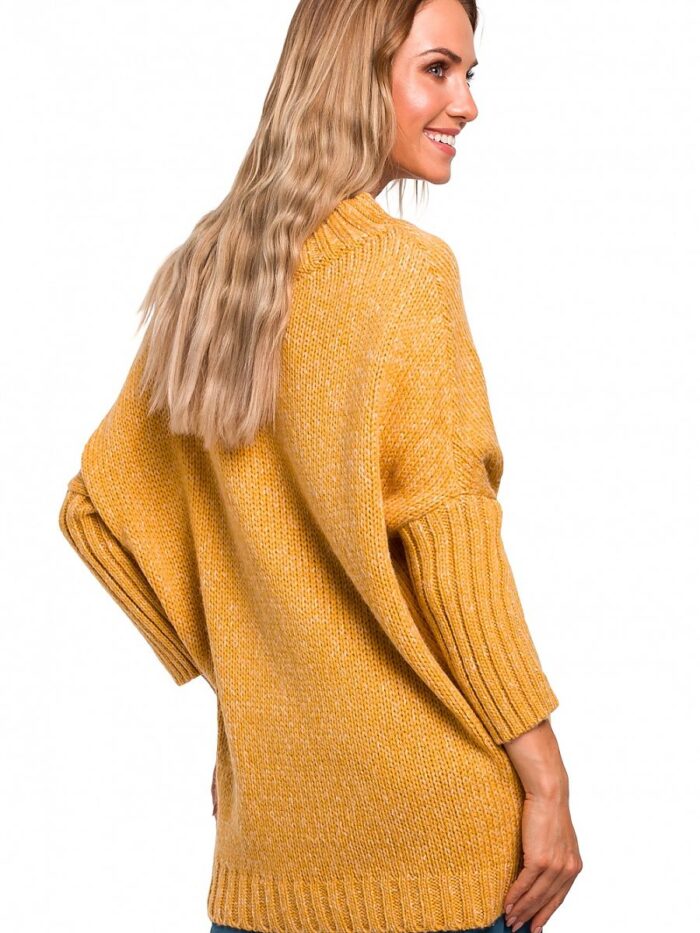 Ultra Cozy Oversized Fleece Sweater Warm Stylish Long Sleeves (135433) - Image 3