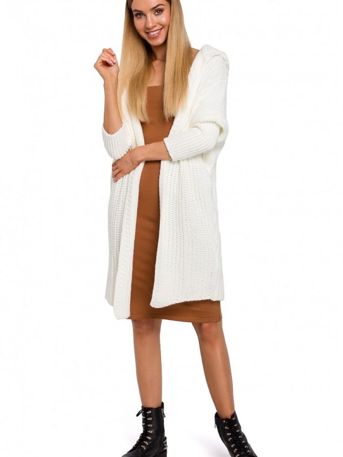 Luxury Unbuttoned Pocket Cardigan Versatile Wrap Effortless Style Cozy Warmth (136652) - Image 1