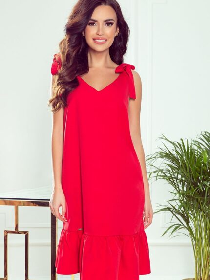 Elegant Polish Numoco Daydress Bow Shoulder Frill Detail (142670)