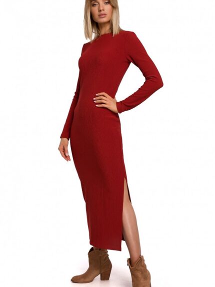Effortless Elegance Maxi Dress Ultimate Comfort Flowy Knit Fabric (147983)