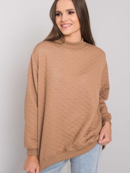 Ultra Soft Quilted Long Sleeve Pullover Sweatshirt Everyday Comfort Warmth (161434)
