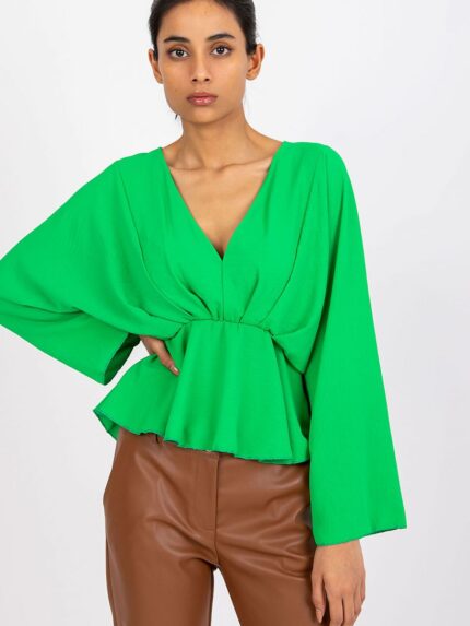Effortless Chic Loose Wide Sleeve Blouse Perfect for Any Occasion (162549)