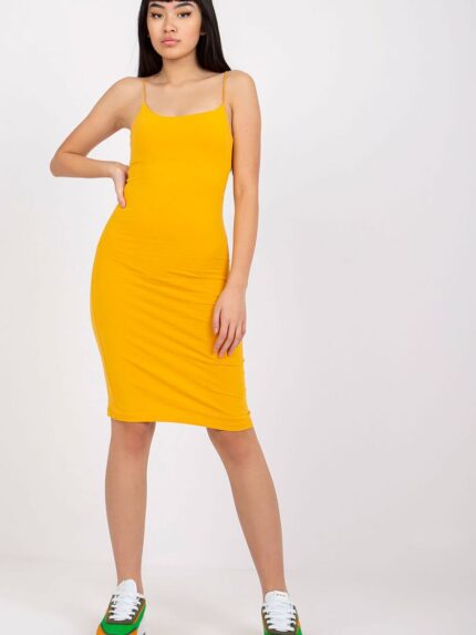 Stunning Summer Pencil Dress Shoulder Straps Chic & Flattering (165153)