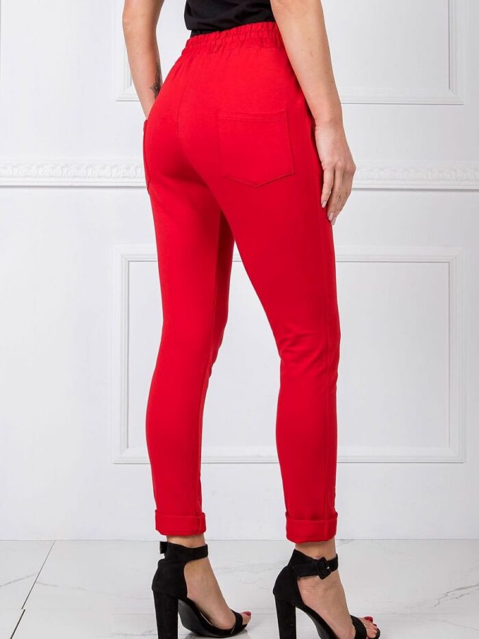 Ultra Comfortable High Waisted Cotton Sweatpants  Stylish Slim Leg Design (166218) - Image 3