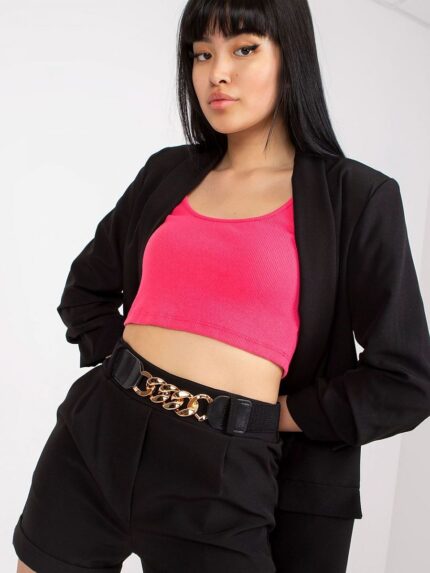 Luxury Lined Jacket and High Waisted Shorts Set Elegant Versatile Outfit (166281)