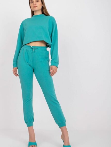 Ultra Soft High Waisted Sweatpants with Side Pockets and Tie Waist (167921)