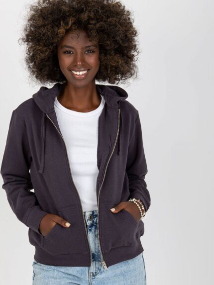 Ultimate Cozy Hooded Zipper Sweatshirt for Women Soft Fleece Pockets (169708)