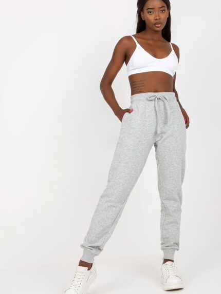 Ultra Soft High Waisted Tie Waist Sweatpants with Secure Side Pockets (169719)