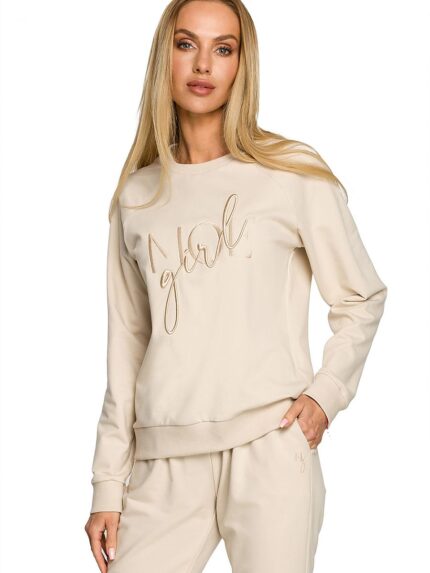 Luxury Reversible Sweatshirt Versatile Style Effortless Elegance Unique Embroidery (169987)