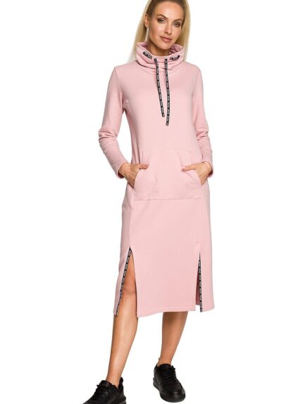 Luxurious Leopard Knit Midi Dress Effortless Style Everyday Comfort (170009)