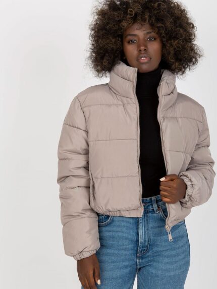 Ultra Warm Quilted Jacket Hooded Long Sleeves Zipper Pockets (171751)