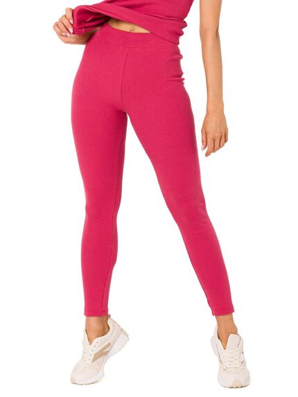 Ultra Soft Ribbed Knit Leggings Everyday Essential Logo Patch Perfect for Tunic or Sweatshirt (177581)