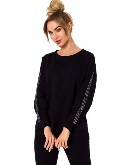 Ultimate Casual Stripe Sweatshirt Stylish Basic Versatile Outfit Essential (177617)