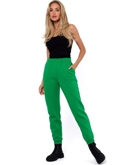 Ultra Soft Polish Knit Joggers Premium Sweatpants Side Pockets Elastic Waistband (184716)