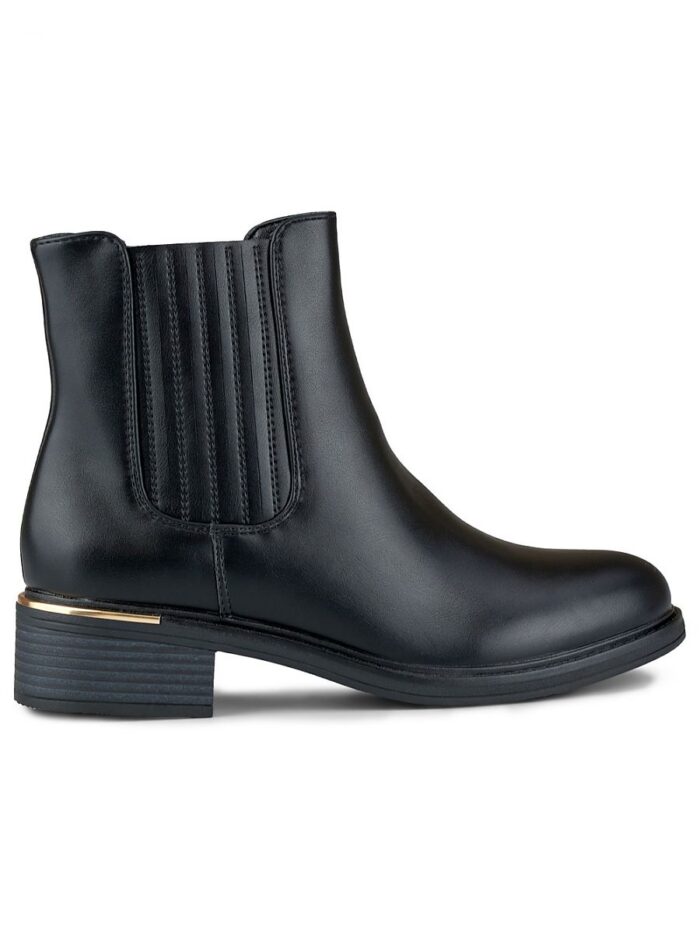 Elegant Eco Leather Ankle Boots FallWinter Style Comfort (121385) lomora.store