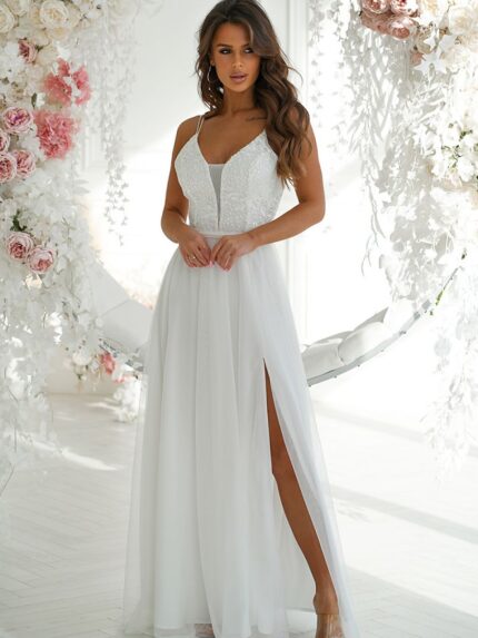 Long dress model 193795 Bicotone