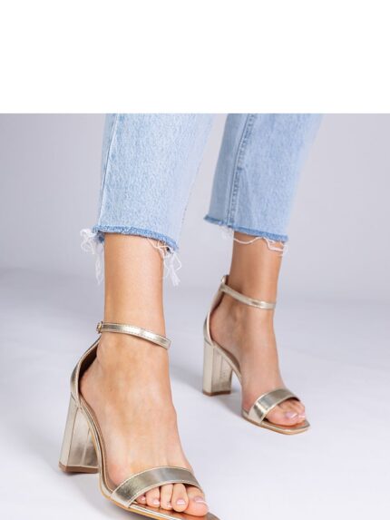 Gemre Kasedi Golden High Heel Sandals Luxury Comfort Style Elegance (212459)