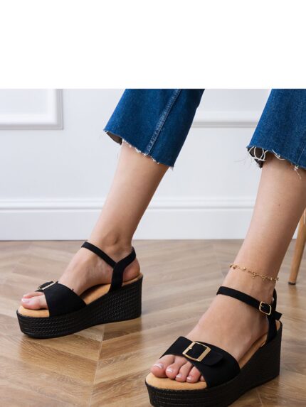 Luxury Eco Leather Wedge Sandals Elegant Comfort Summer Style (213379)