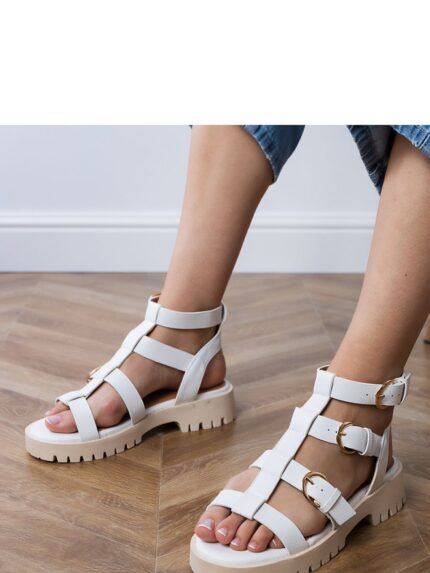 Ultimate Comfort Eco-Leather Gladiator Sandals Stylish Bold Summer Fashion Statement (213404)