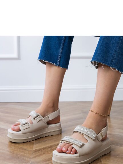 Eco-Friendly Leather Platform Sandals Stylish Summer Comfort Adjustable Velcro Closure Light Practical (213730)