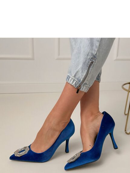 Luxurious Zircon High Heels Elegant Fabric Pointed Toe Perfect for Special Occasions (215094)
