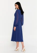 Long Sleeve Midi Viscose Column Regular Casual Dress (212309) - Image 2