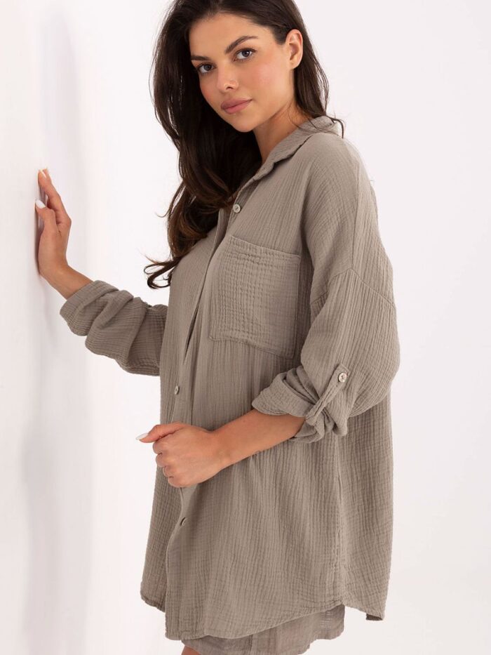 Long sleeve shirt model 215497 Italy Moda - Image 2