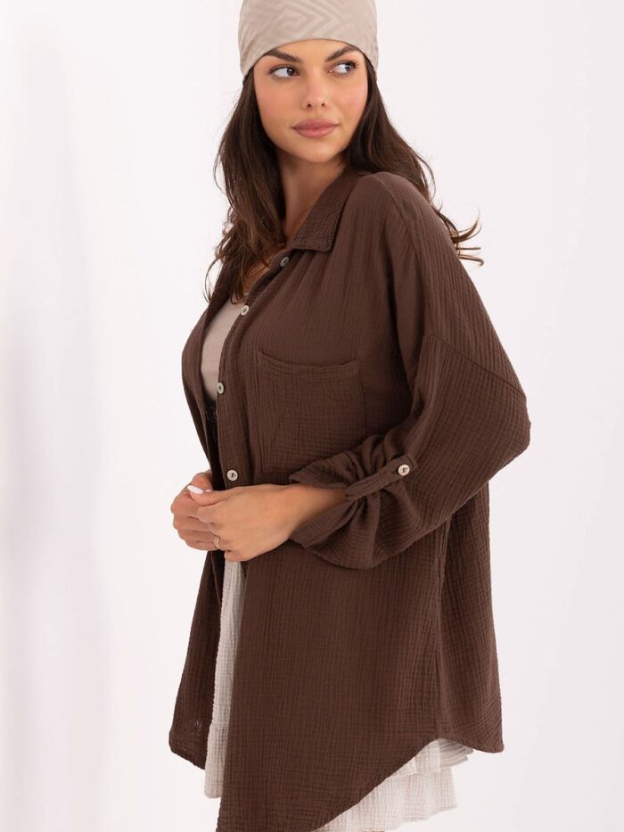 Long sleeve shirt model 215499 Italy Moda - Image 2